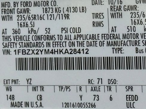 Used 2017 Ford Transit 350 XLT RWD image 48