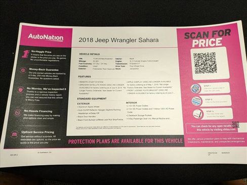 Used 2018 Jeep Wrangler Unlimited Sahara w/ Cold Weather Group image 25