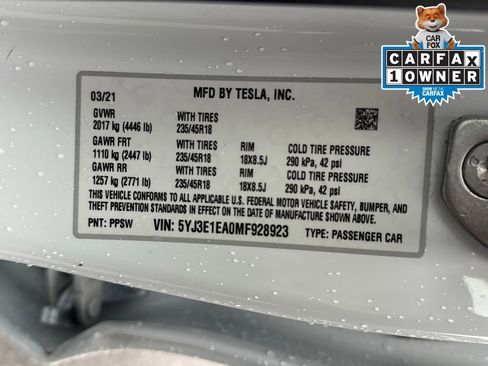 Used 2021 Tesla Model 3 Standard Range Plus image 32