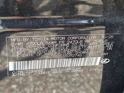 Used 2025 Lexus IS 350 F Sport w/ Accessory Package RWD image 19