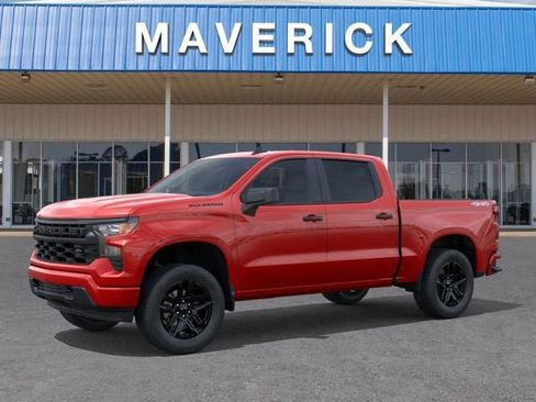 New 2026 Chevrolet Silverado 1500 Custom w/ LPO, Dark Essentials Package AWD/4WD image 2