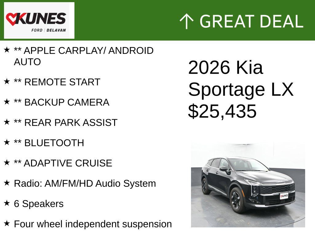 Used 2026 Kia Sportage LX AWD/4WD image 2