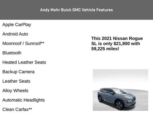 Used 2021 Nissan Rogue SL FWD image 4