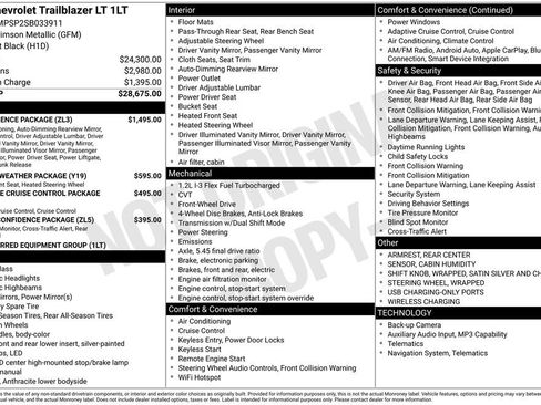 Used 2025 Chevrolet TrailBlazer LT w/ Convenience Package FWD image 4