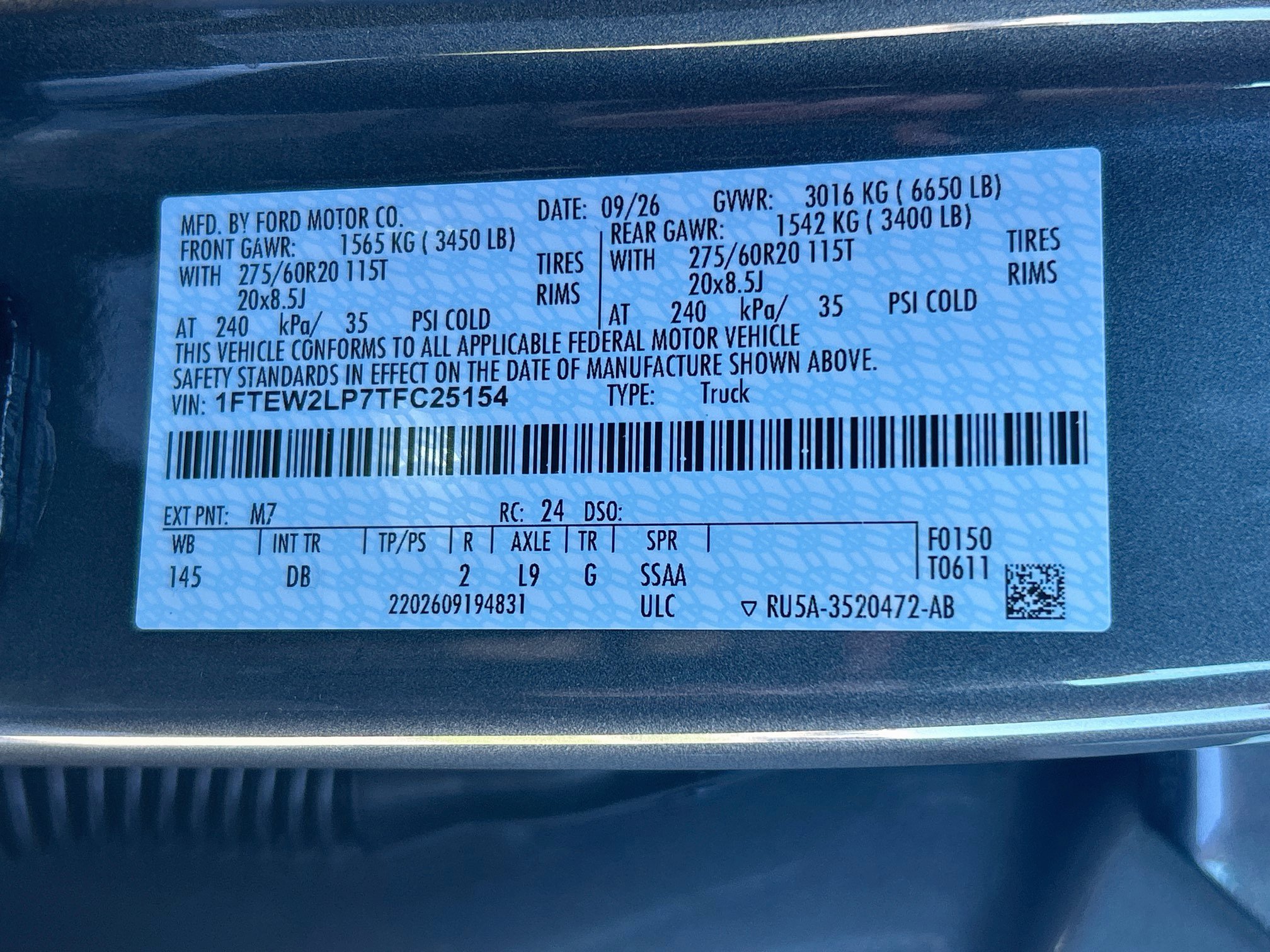 New 2026 Ford F150 STX w/ Equipment Group 200A AWD/4WD image 20