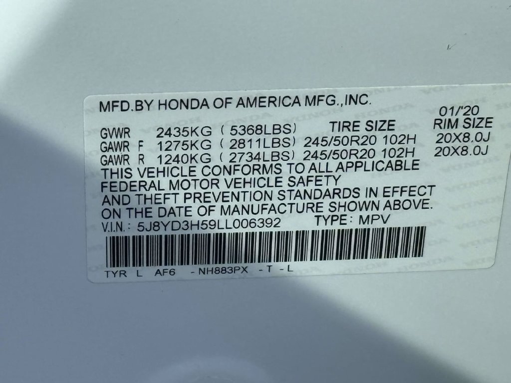 Used 2020 Acura MDX w/ Technology Package FWD image 27