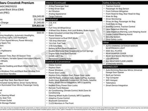 Used 2024 Subaru Crosstrek 2.0i Premium AWD/4WD image 5