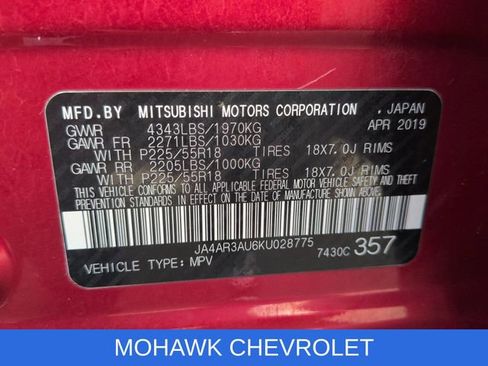 Used 2019 Mitsubishi Outlander Sport ES AWD/4WD image 32