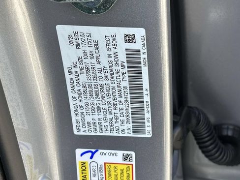 Certified 2025 Honda CR-V LX image 16