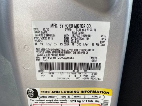 Used 2013 Ford F150 FX4 w/ Luxury Equipment Group AWD/4WD image 27