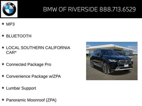 Certified 2022 BMW X3 xDrive30i w/ Convenience Package w/ZPA image 15