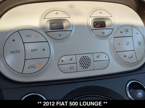 Used 2012 FIAT 500 Lounge w/ Luxury Leather Pkg FWD image 22
