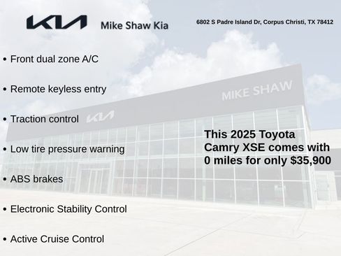 Used 2025 Toyota Camry XSE w/ Premium Plus Package image 2