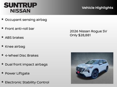 New 2026 Nissan Rogue SV w/ Cold Weather Package image 24