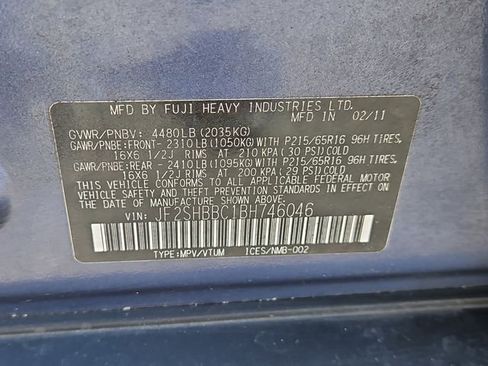 Used 2011 Subaru Forester 2.5X w/ Alloy Wheel Value Pkg image 27