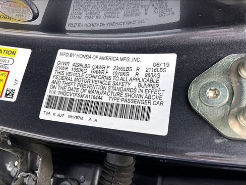 Used 2019 Honda Accord EX-L image 19