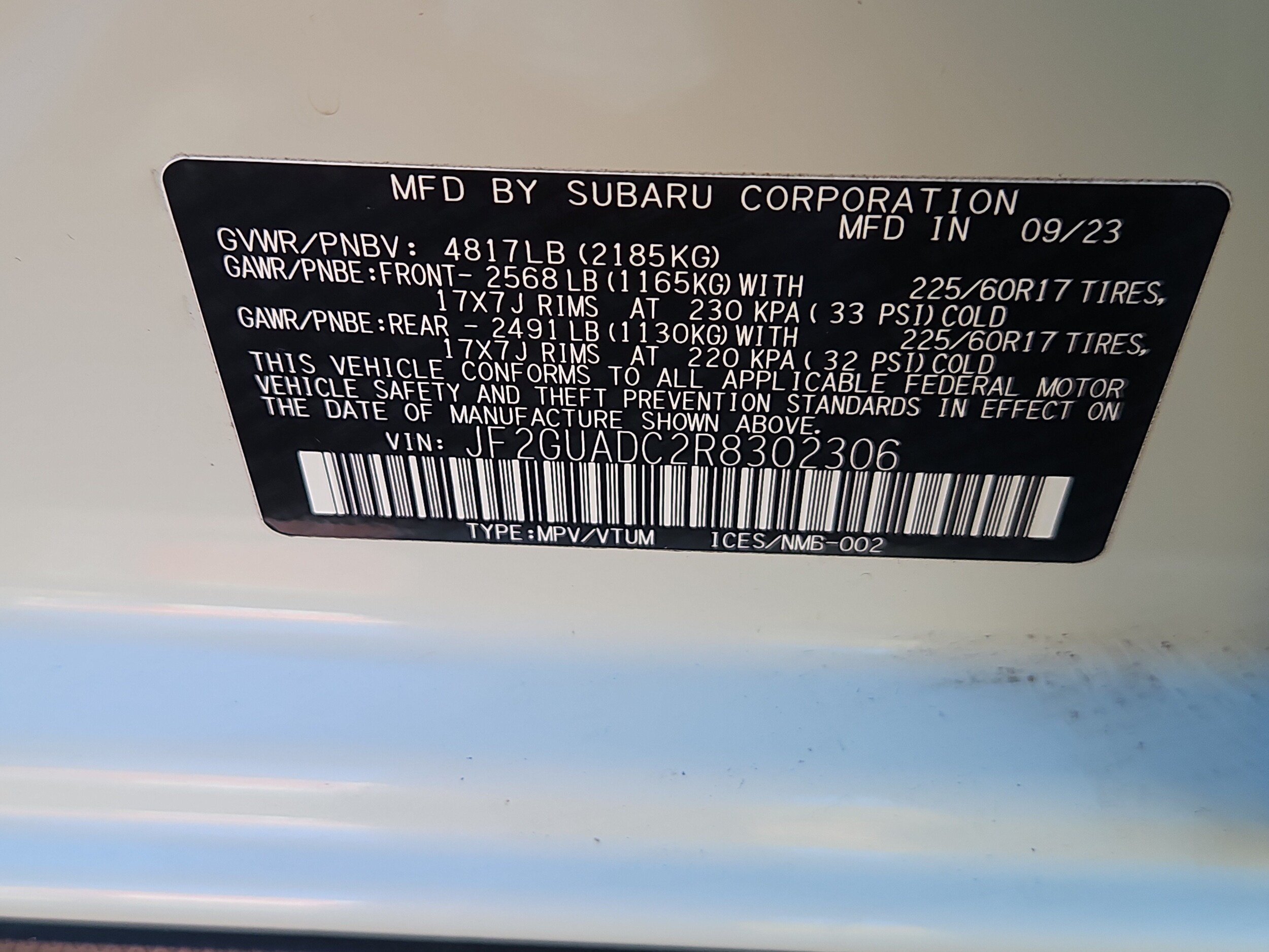 Certified 2024 Subaru Crosstrek 2.0i Premium AWD/4WD image 7