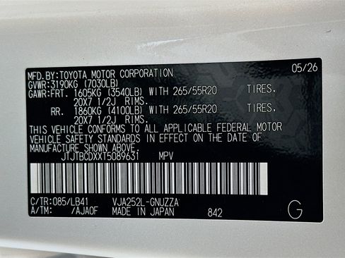 New 2026 Lexus GX 550 w/ Accessory Package (2T) AWD/4WD image 33