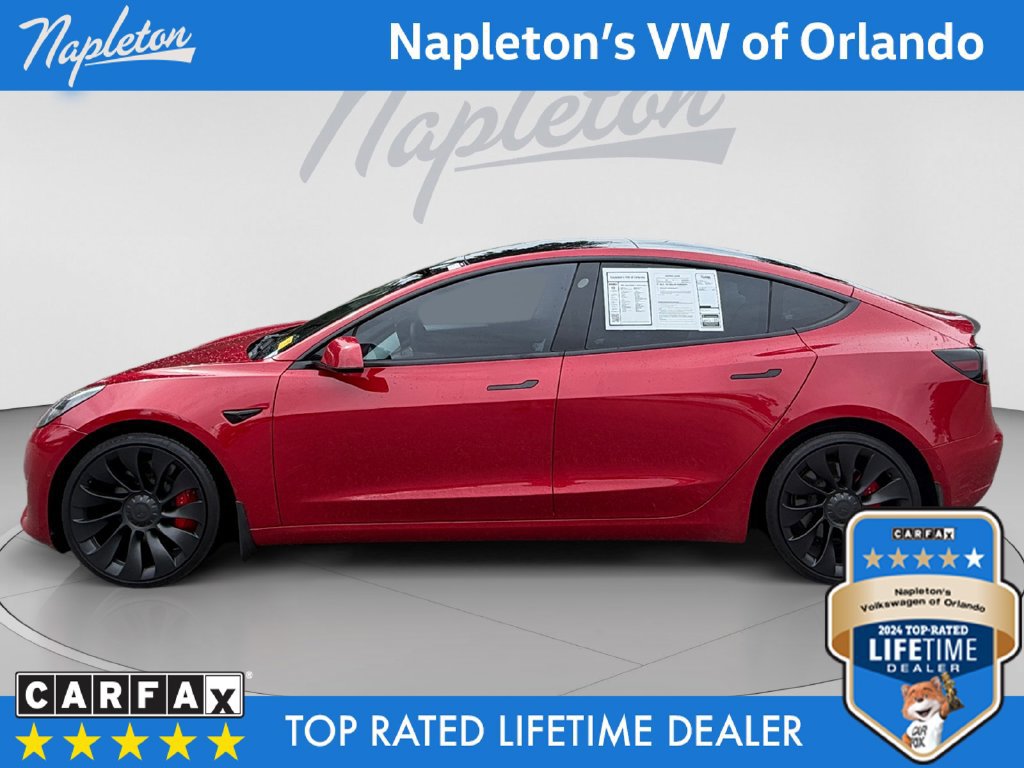 Used 2022 Tesla Model 3 Performance AWD/4WD image 2