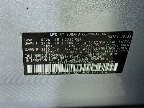 Certified 2023 Subaru Outback Limited XT w/ Popular Package #2 image 40