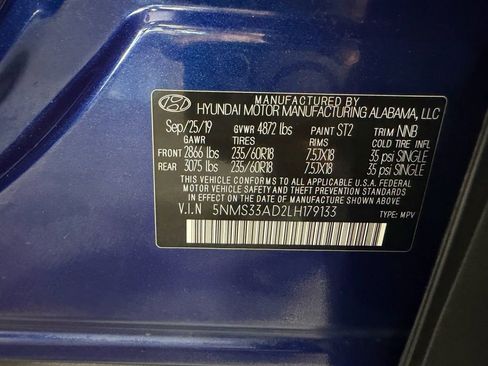 Used 2020 Hyundai Santa Fe SEL w/ Convenience Package image 37