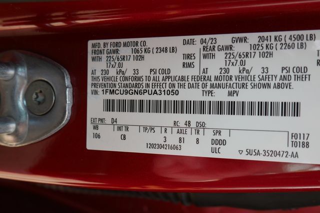 Used 2023 Ford Escape Active AWD/4WD image 27