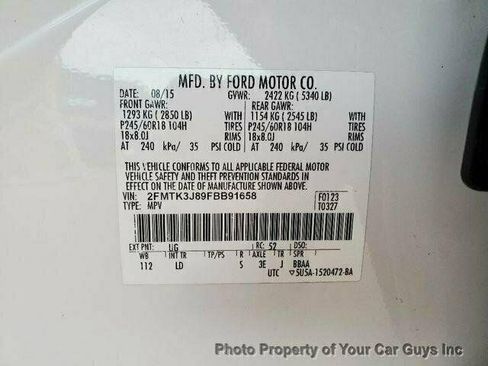 Used 2016 Ford Edge SEL w/ Equipment Group 201A FWD image 32