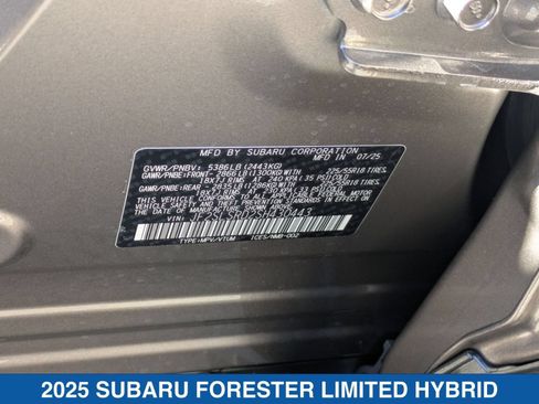Certified 2025 Subaru Forester Limited AWD/4WD image 32