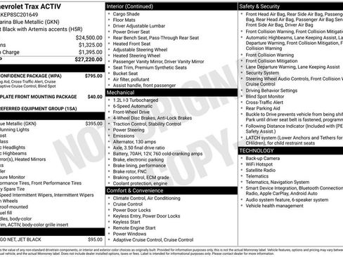 Used 2025 Chevrolet Trax ACTIV w/ Driver Confidence Package FWD image 5