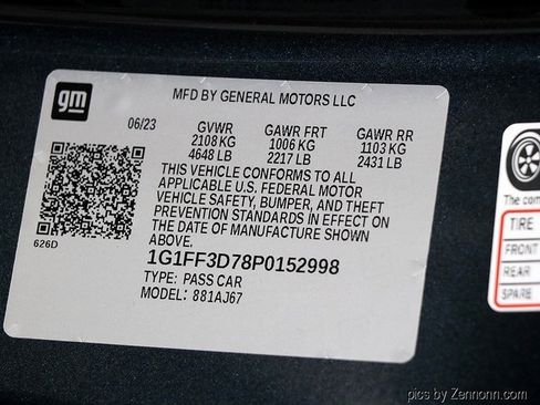 Certified 2023 Chevrolet Camaro LT w/ Technology Package image 29