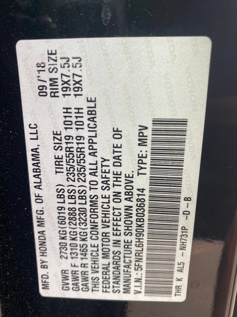 Used 2019 Honda Odyssey Elite image 39