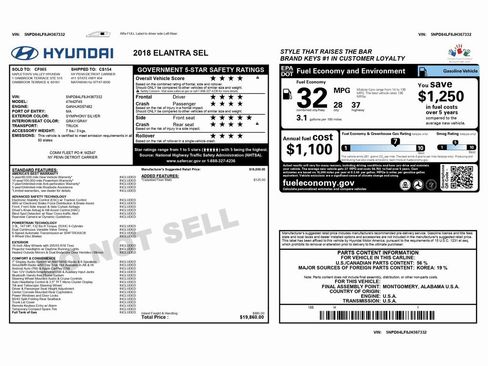 Used 2018 Hyundai Elantra SEL image 2
