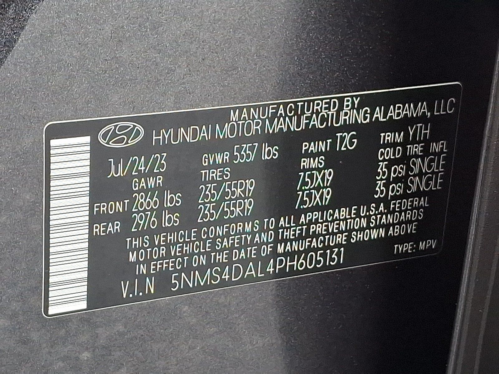 Certified 2023 Hyundai Santa Fe Limited AWD/4WD image 30