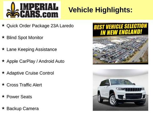 Used 2025 Jeep Grand Cherokee L Laredo AWD/4WD image 7