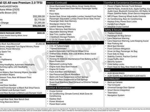 Used 2025 Audi Q5 Premium w/ Convenience Package image 28