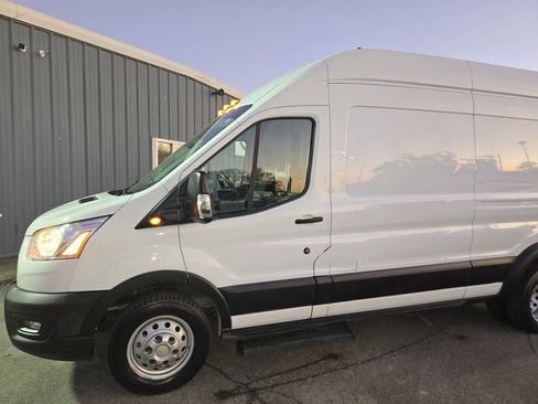 Used 2021 Ford Transit 350 148 High Roof Extended DRW w/ Load Area Protection Package RWD image 2