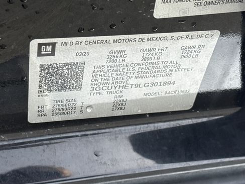 Used 2020 Chevrolet Silverado 1500 High Country w/ Technology Package image 46