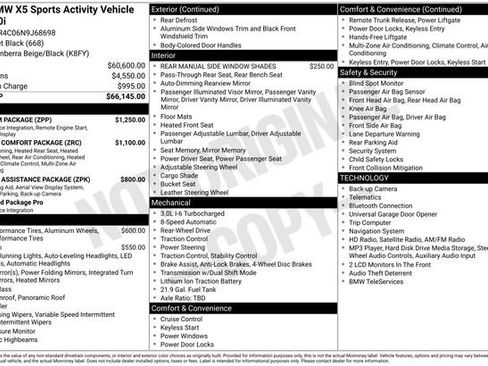 Used 2022 BMW X5 sDrive40i w/ Premium Package RWD image 14