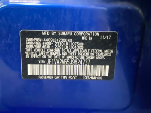 Used 2018 Subaru WRX STI AWD/4WD image 60