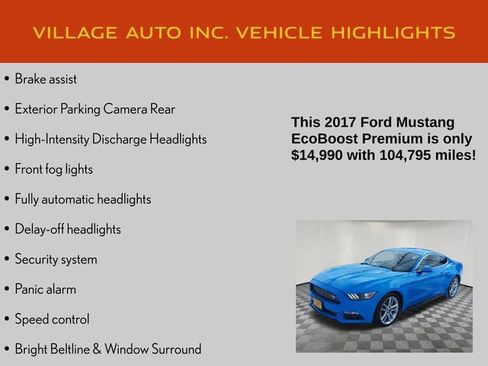 Used 2017 Ford Mustang Premium w/ Pony Package image 35