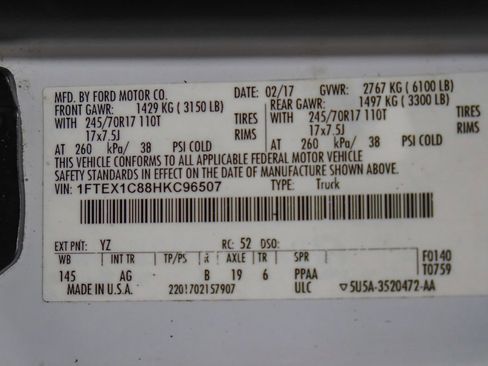 Used 2017 Ford F150 XL w/ Equipment Group 101A Mid RWD image 58