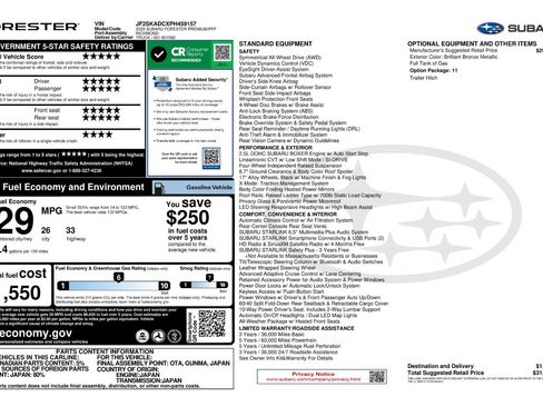 Used 2023 Subaru Forester Premium image 11
