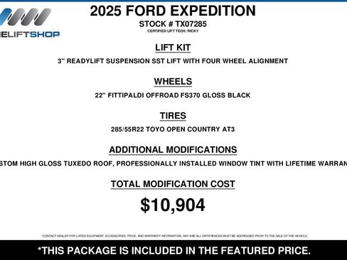 Used 2025 Ford Expedition Platinum w/ Platinum Ultimate Package image 2