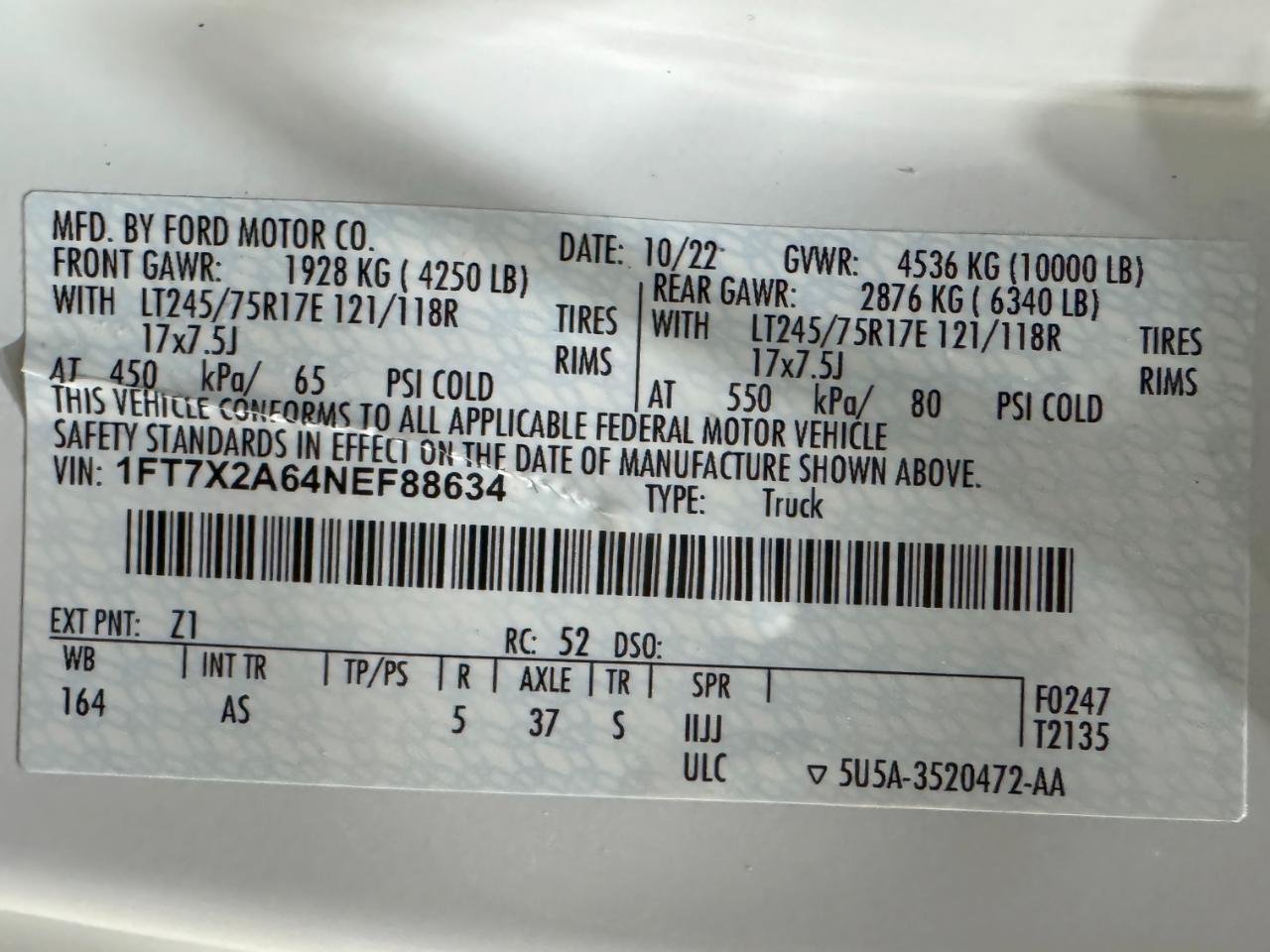 Used 2022 Ford F250 XL w/ Power Equipment Group RWD image 52