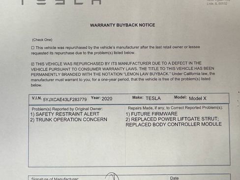 Used 2020 Tesla Model X Performance AWD/4WD image 11