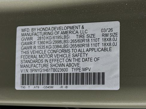 Used 2026 Honda Pilot TrailSport image 33