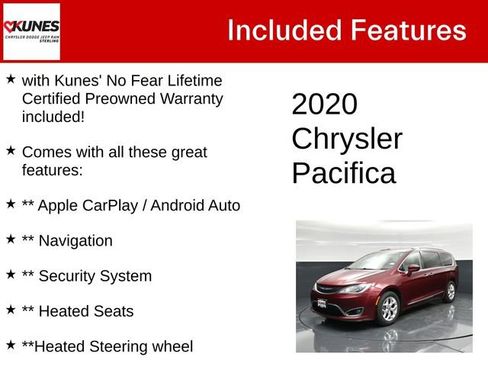 Used 2020 Chrysler Pacifica Touring-L w/ Tire & Wheel Group image 4