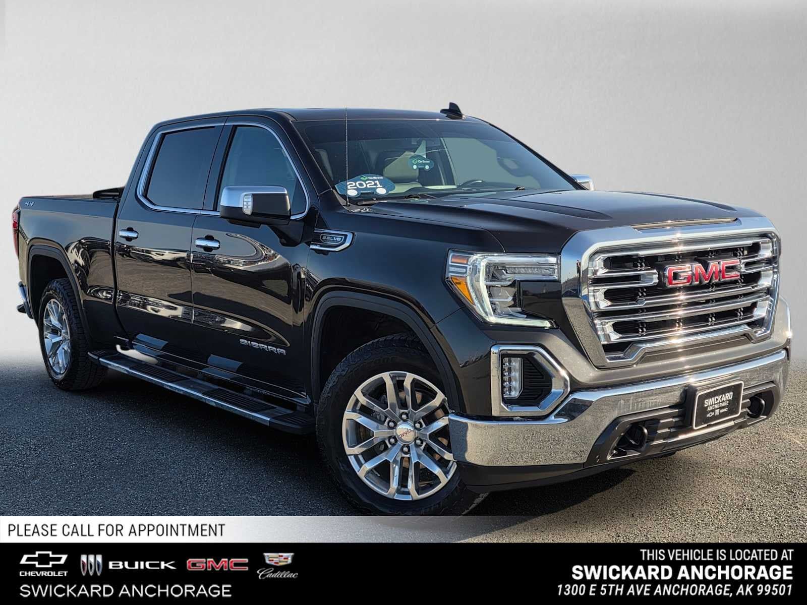 Certified 2021 GMC Sierra 1500 SLT w/ SLT Premium Package AWD/4WD image 1