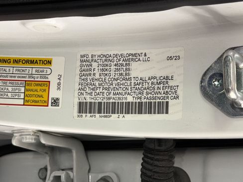 Certified 2023 Honda Accord Sport image 25