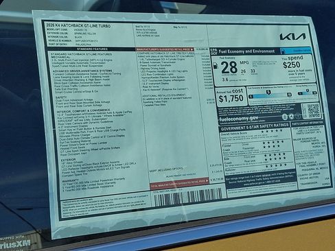 New 2026 Kia K4 GT-Line Turbo image 19